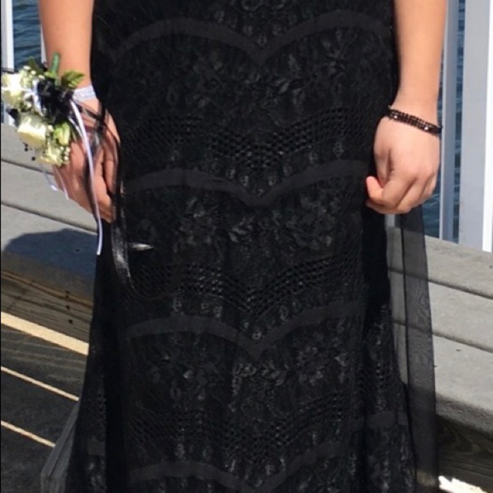 Tony Blows Black Prom Dress - Picture 8 of 8